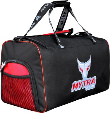 Mytra Fusion сумка для спорту, фітнесу та єдиноборств, для тренувального спорядження, ММА, боксу, дорожня, червоно-чорна