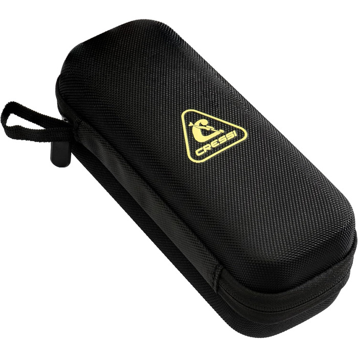 Ліхтар Cressi Astra Black - потужний LED-ліхтар для підводного плавання, риболовлі та досліджень, 2100 люмен, водонепроникний IPX8, 100м, унісекс, чорний