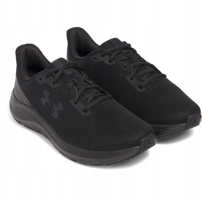 Чоловічі кросівки для бігу Under Armour UA Charged Pursuit 4, чорні, розмір 44