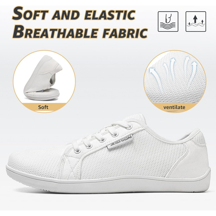 ASHION Легкі та широкі кросівки для ходьби та трейлу (38 EU)