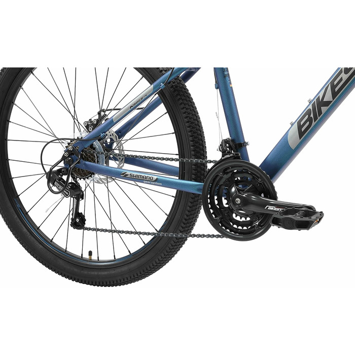 Гірський велосипед BIKESTAR Hardtail з 21-швидкісною трансмісією Shimano, дисковими гальмами, колесами 26/27.5/29 дюймів, рамою 15/17/19 дюймів, MTB
