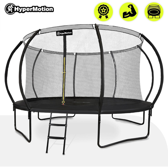 Трамплін гірський Hypermotion Outdoor для дітей 244/305/366/430/487 см - швидковисихаючий, водостійкий, велика пружність, для саду (діаметр 430 см / 14 футів)