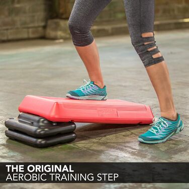 Аеробна платформа The Step Der Schritt Freestyle 72,4×36,8×10,2 см, червона/чорна