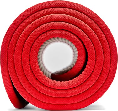 Фітнес-килимок для тренувань adidas, товщина 10 мм, 183x61 см, з ременем для перенесення, червоний