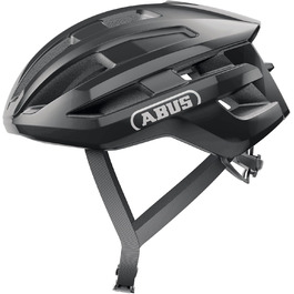 ABUS PowerDome – легкий велосипедний шолом з аеродинамікою та вентиляцією, чорний, M (54-58 см), для чоловіків і жінок, зроблено в Італії