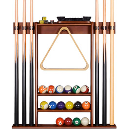 Підставка для бильків XCSOURCE: органайзер для 6 бильків та аксесуарів для більярдного столу