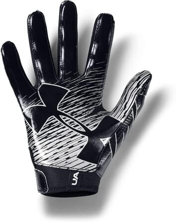 Дитячі рукавички Under Armour F7 YTH для підлітків (S, чорний/срібний)