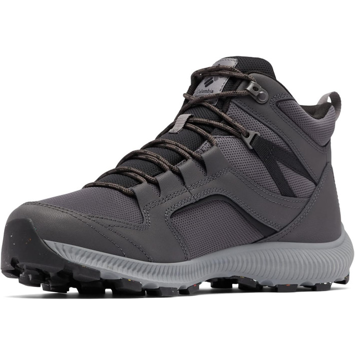 Чоловічі трекінгові черевики Columbia Re-Peak Mid Grey Dark Grey X Black 46 EU