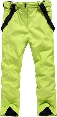 Комплект гірськолижний чоловічий HOTIAN: куртка та штани, водонепроникний, вітронепроникний, зелений+зелений, XL
