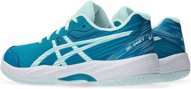 ASICS Gel-Game 9 GS - дитячі кросівки для тенісу (37 EU, Aquamarin/White)