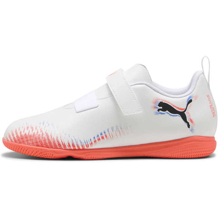 Дитячі футбольні бутси PUMA Future 8 Play V It Jr – біло-чорно-червоні (28 EU)