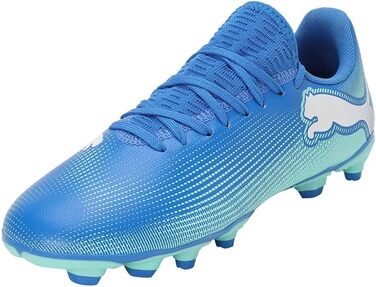 Дитячі футбольні кросівки PUMA Hyperlink Blue Mint Puma White, 28 EU