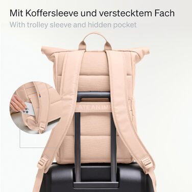 Рюкзак GOT BAG Rolltop Easy з океанічного пластику, водонепроникний, для ноутбука 16'', 31 л