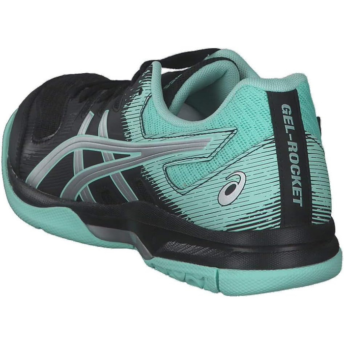 Жіночі волейбольні кросівки ASICS Gelrocket 9, чорний та білий, 44.5 EU