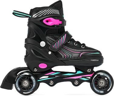 Розкласні ролики Croxer 3 в 1 Optima Black/Mint (39-42)