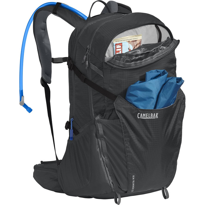 Гідраторний рюкзак CamelBak Rim Runner 22, 2.5 л, для походів, вугілля/графіт