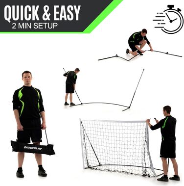 Ворота футбольні QUICKPLAY Kickster Elite 360x180 см портативні професійні