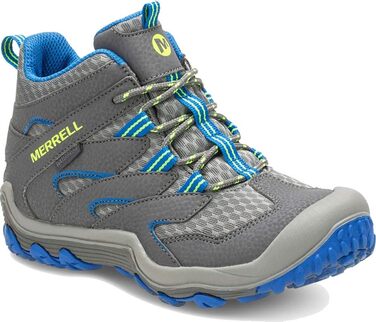 Дитячі черевики Merrell Chameleon 7 Access Mid WTRPF, унісекс, сірий/блакитний, розмір 1 Little Kid