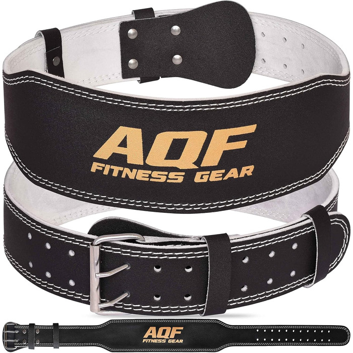 Шкіряний пауерліфтинговий пояс AQF 4