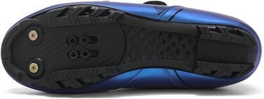 Велотуфлі SPD MTB для чоловіків та жінок. Раджосипальні туфлі для гірського велосипеда Adulta Unisex. Дихаючі велотуфлі для занять спортом в приміщенні та на вулиці (Блакитний, 40 EU)