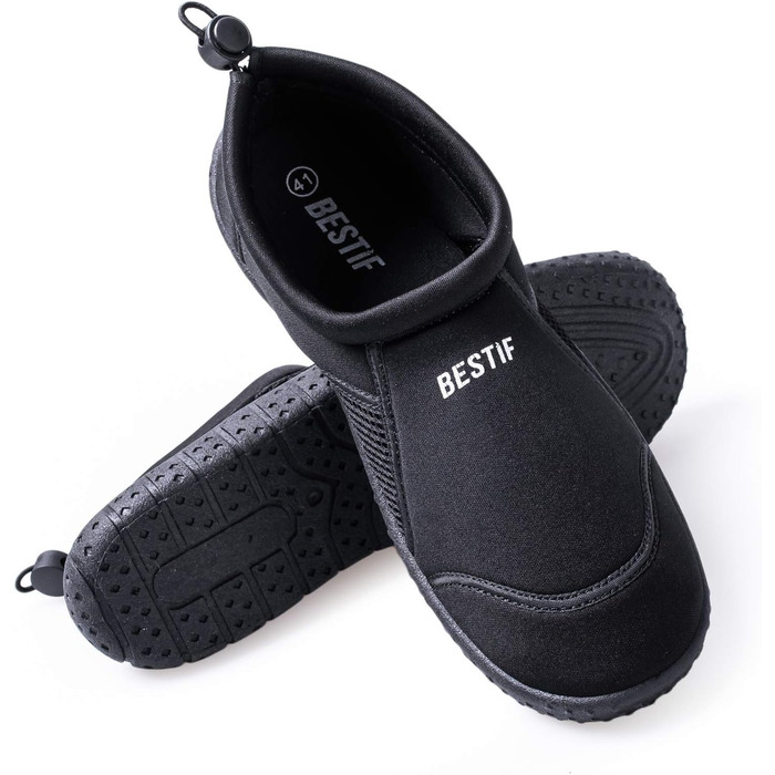 Чоботи для плавання / Водні черевики з неопрену (чоловічі та жіночі) | З шнурком | Легкі та зручні | Розміри 36-45 | Чорний, блакитний