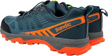 Чоловічі та жіночі трекінгові черевики для хайкінгу та бігу, 46 EU, синьо-помаранчеві