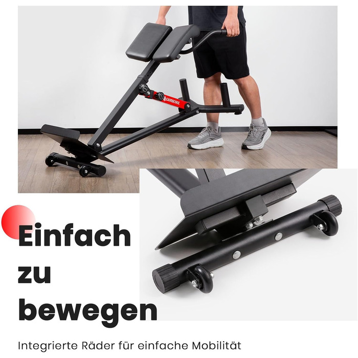 ЛІОНСКУЛ Банка для гіперекстензій з регульованою спинкою - тренажер для дому