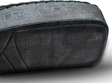 Преміальні шкіряні лапи Legend 2X для боксу, MMA, кікбоксингу, чорні/сірі, професійні пади для ударів, тренувальні щити для рук