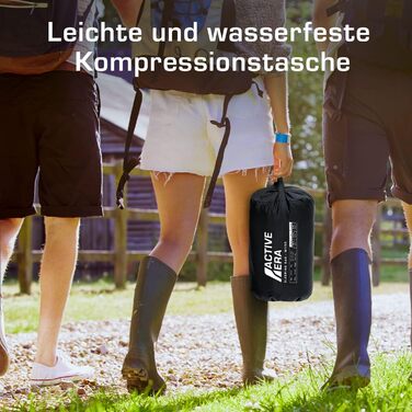 Сплячий мішок Active Era Mumienschlafsack для кемпінгу: зимовий, літній, водонепроникний, ультралегкий, -10°C до 10°C