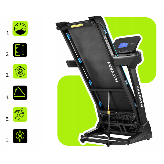 Електрична бігова доріжка Urbogym V720S до 150 кг