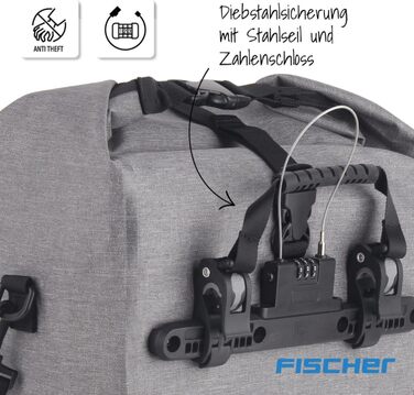 Велосипедні педалі FISCHER M, сірі, для MTB
