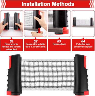 Набір для настільного тенісу: 2 ракетки, сітка, м'ячики, сумка