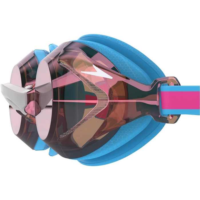 Окуляри для плавання Speedo Vanquisher 3.0 дзеркальні унісекс дитячі, блакитні