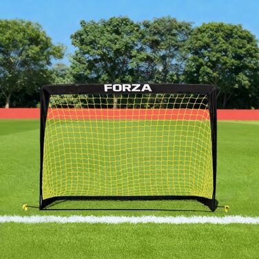 FORZA Pop-Up Ворота для футболу | Розкладні футбольні ворота для дітей та дорослих | Портативні ворота для футболу в сад та парк | Набір 1 або 2 шт. | 4 розміри | Швидкий монтаж без інструментів 0,9м x 0,6м (одна штука)
