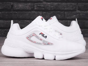 Спортивні кросівки Fila, білі, синтетичні, низькі, розмір 38,5