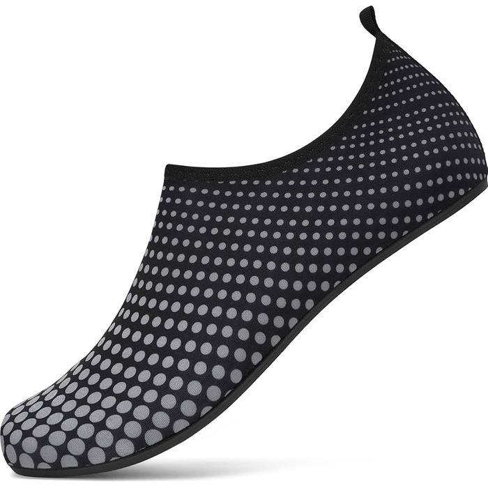 Аквашузи для плавання та йоги: чоловічі та жіночі, швидковисихаючі, неслизькі, сірі (39 EU, G995)