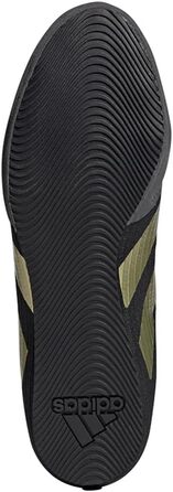 Кросівки adidas Box Hog 4 Unisex, 38 EU, чорний, золотий, сірий, чорно-сірий