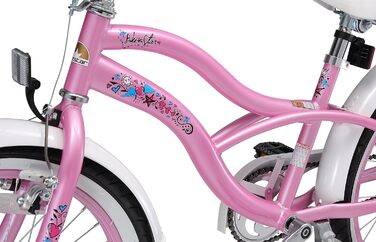 Дитяче велосипед BIKESTAR 20/24 дюйми для хлопчиків та дівчаток від 6 років | Велосипед круїзер | Рожевий