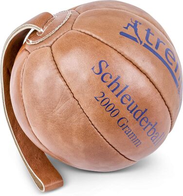 Оригінальний метальний м'яч Schleuderball з натуральної шкіри, 2 кг, для Німецького спортивного значка