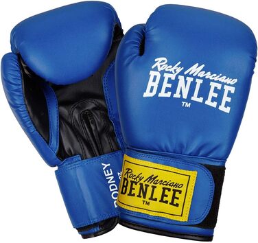 Боксерські рукавички BENLEE Rodney 8 унцій сині/чорні