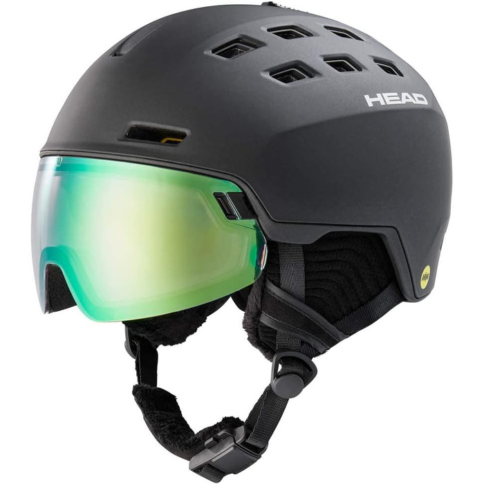 Гірськолижний шолом Head Radar 5K Photo MIPS з візором, чорний, XS-S
