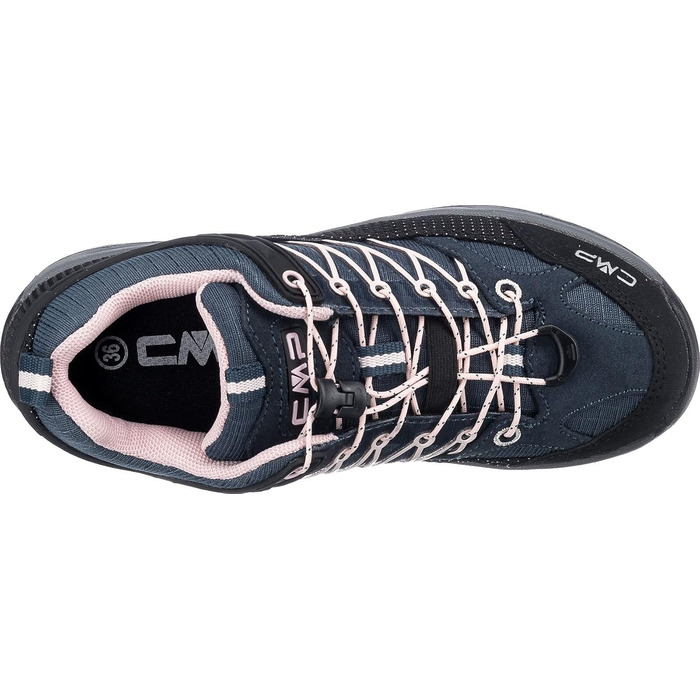CMP Jungen Rigel Low Trekking Shoe Wp - Трекінгові черевики для хлопчиків, Asphalt Rose, 37 EU