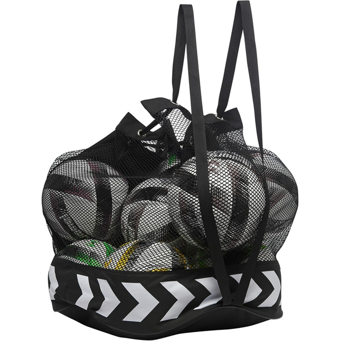 Сумка для м'ячів hummel Core Ball, для футболу, розмір L, чорна, для дорослих