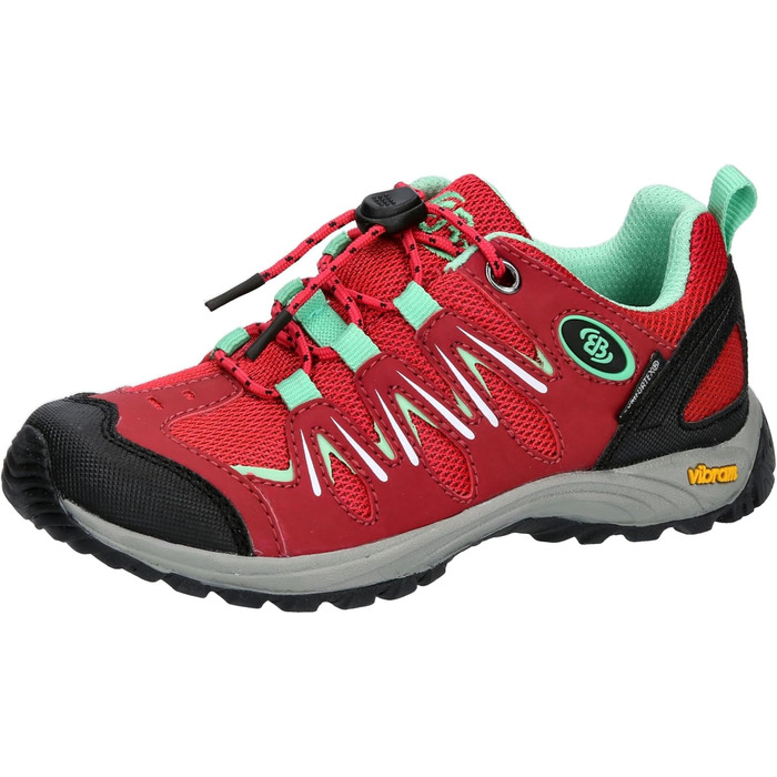 Дитячі трекінгові кросівки Brütting Expedition для хлопчиків та дівчаток (28 EU, рожево-м'ятний, білий)