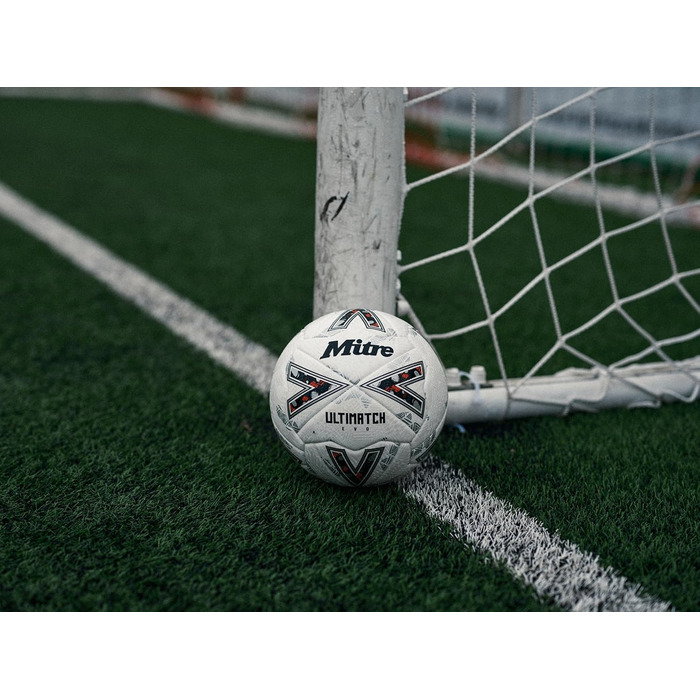 Футбольний м'яч Mitre Ultimatch, покращений контроль, висока зносостійкість, підвищена точність