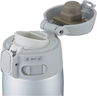 Термокружка Zojirushi SM-TAE48SASZ з нержавіючої сталі, вакуумна, срібляста Ume