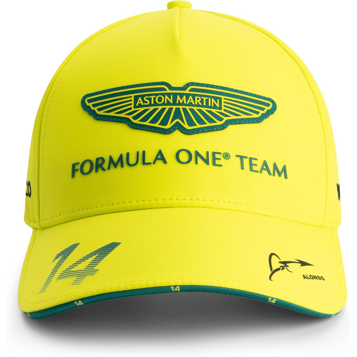 Кепка Aston Martin F1 2025 Фернандо Алонсо, колір: зелений (кремовий)