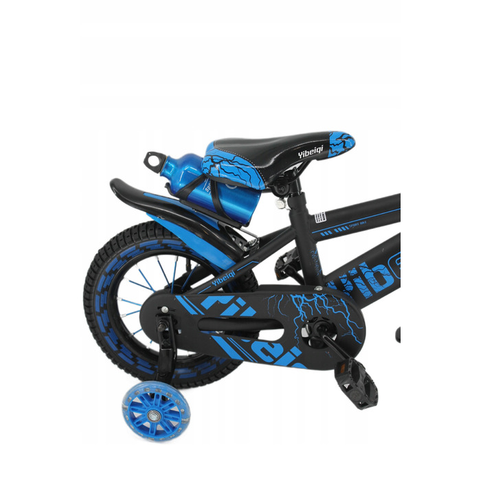 Дитячий велосипед 16 дюймів для хлопчика з кошиком, синій