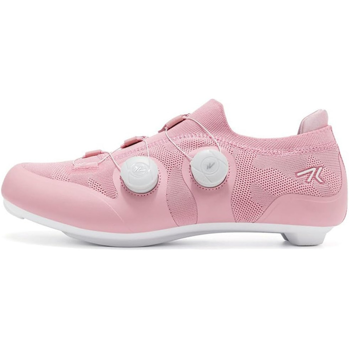 Жіночі велотуфлі для шосейної їзди, сумісні з Peloton Bike, SPD, SPD-SL, Look Delta. Рожевий, 39 EU