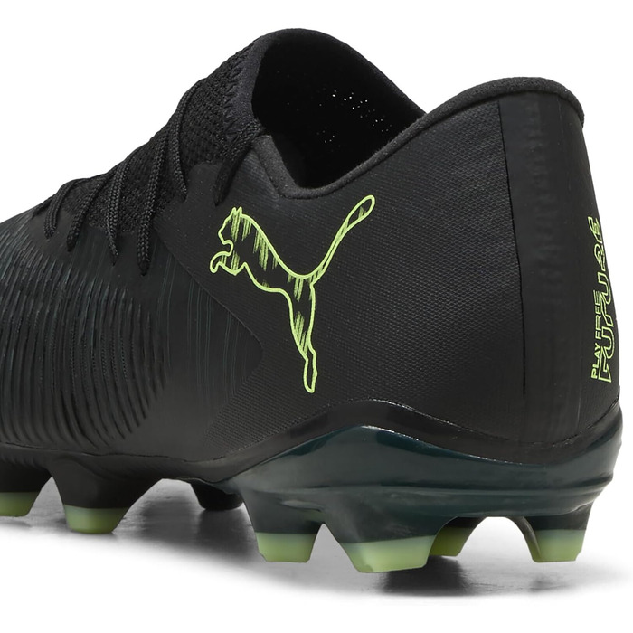 Бутси футбольні PUMA Future 8 Match Low Fg/Ag, 47 EU, Puma Black/Fizzy Light Green, для гри на траві та штучному покритті